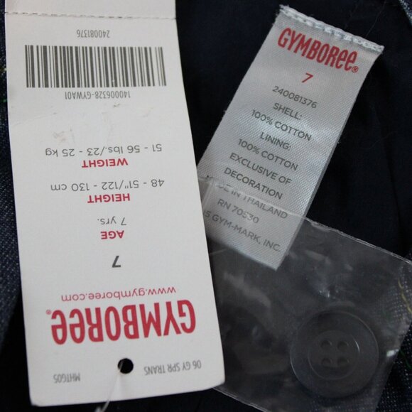 NEW 2006/05 Gymboree Prep Denim Blazer Jacket 7 Spring Tulip Belted Buttons Bow - Picture 10 of 10